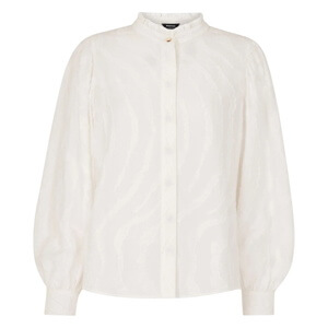 Whistles Ivory Animal Textured Shirt